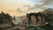 HEUSCH, Jacob de River View with the Ponte Rotto sg USA oil painting reproduction